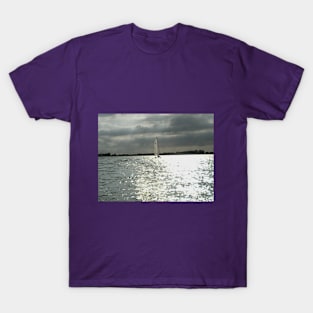 Sailing Under Clouded Sky T-Shirt